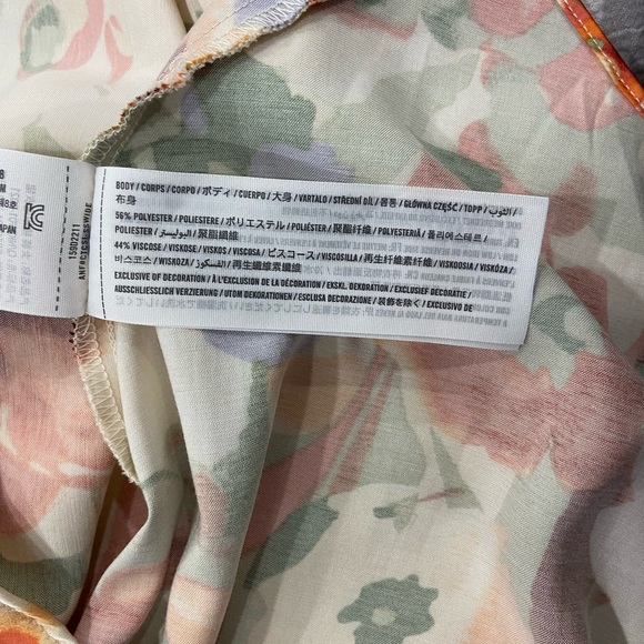 Abercrombie & Fitch - Satin Slip Mini Dress - Floral - Size XS - Picture 8 of 9